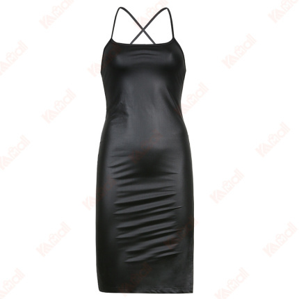 black cross suspenders elegant dresses